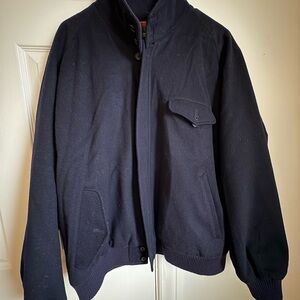 Brooks Brothers Dark Blue Bomber Jacket